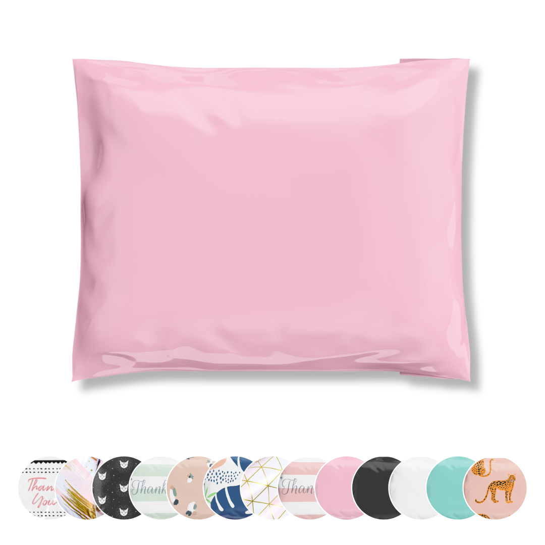 10x13 Blush Pink Poly Mailers 200 Pack