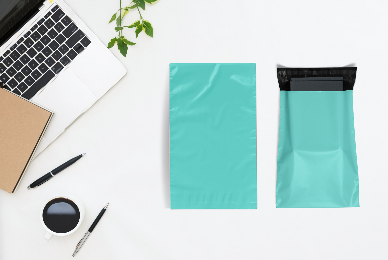 10x13 Teal Poly Mailers 200 Pack