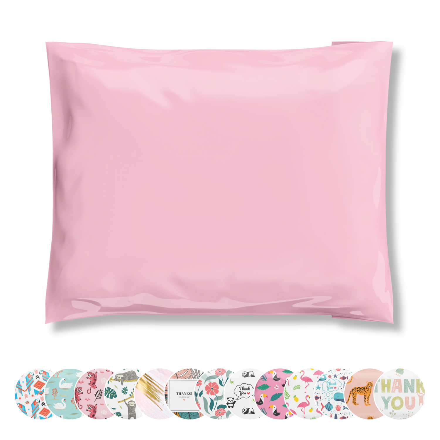 10x13 Blush Pink Poly Mailers 200 Pack