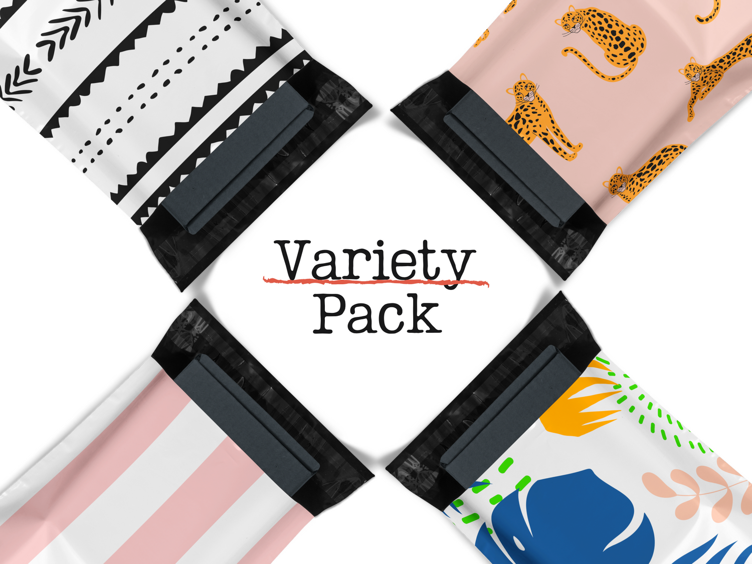 12.5x15 Variety Pack 1 Poly Mailers 50 Pack