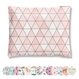 10x13 Rosé Pink Shimmering Gold Poly Mailers 100 Pack