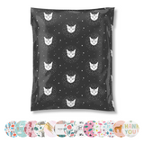 12.5x15 Midnight Mocha Black Cat Poly Mailers 50 Pack