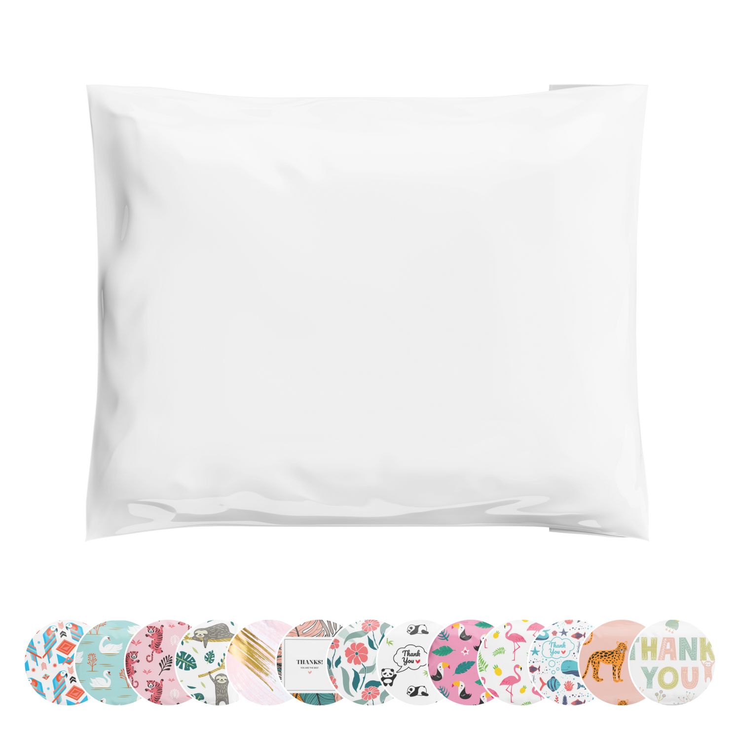 10x13 White Poly Mailers 200 Pack